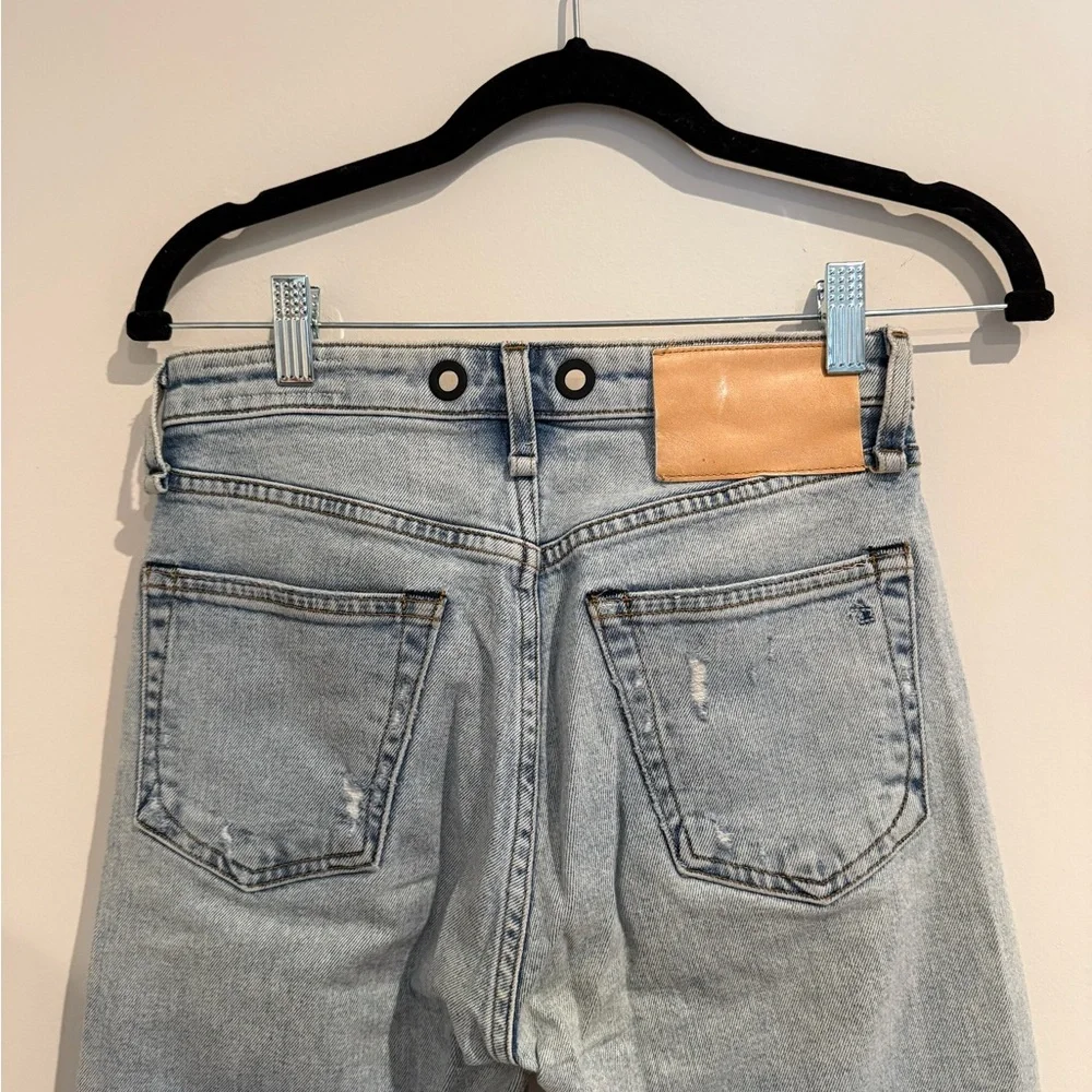 Rag & Bone high rise straight jeans - Picture 4 of 6